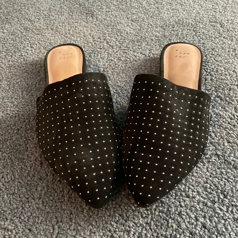 Womens backless flats